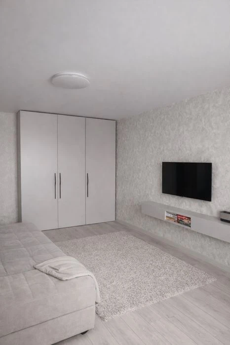 Spacious European-style two-room apartment of 54 m² with expensive renovation and a huge l