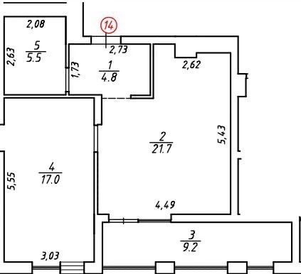 1-room apartment for sale with a view of the High Castle