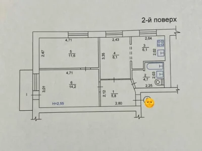Apartment. Kharkiv, Poznanska Street.