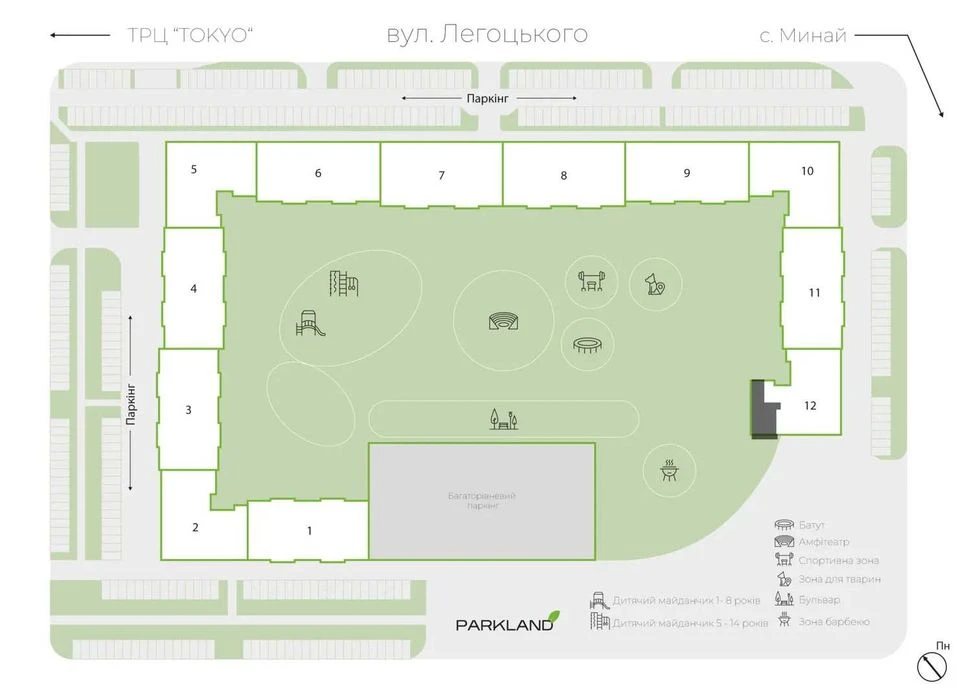 2-кімнатна квартира 81,6 м² з ремонтом в Ужгороді  ЖК PARKLA