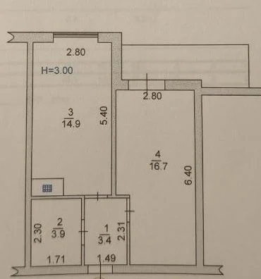 Продажа квартиры с террасой. Дом с газом, котел. Малоэтажный