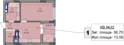 Продаж 1 кім. квартири в ЖК Латерра / 6 пов.