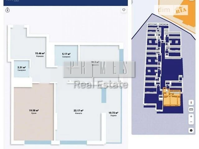 Продаж 3к квартири 86 кв. м на шосе Залізничне • ID 34736905