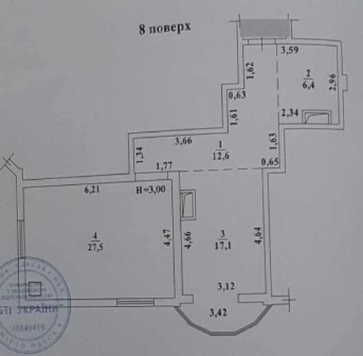 БОЛЬШАЯ 1-комн с ВИДОМ на МОРЕ в НОВОМ ЖК Аквамарин! Ф-1