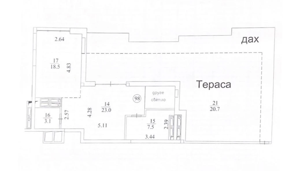Penthouse for sale from the owner of the Novopecherskie Lypky residential complex. Verkhog