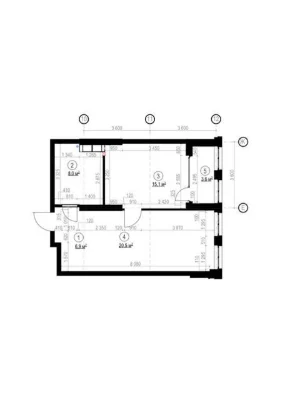Продаж 1к квартири 55 кв. м на вул. Антоновича 44 • ID 34610