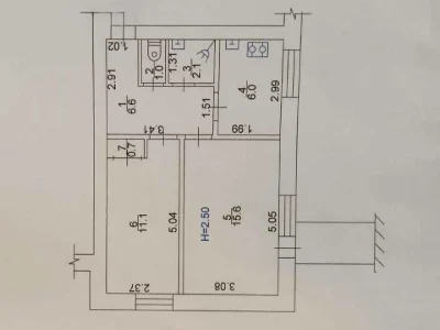 Apartment. Dnipro, Pylypa Orlyka Ave. (Ilycha)