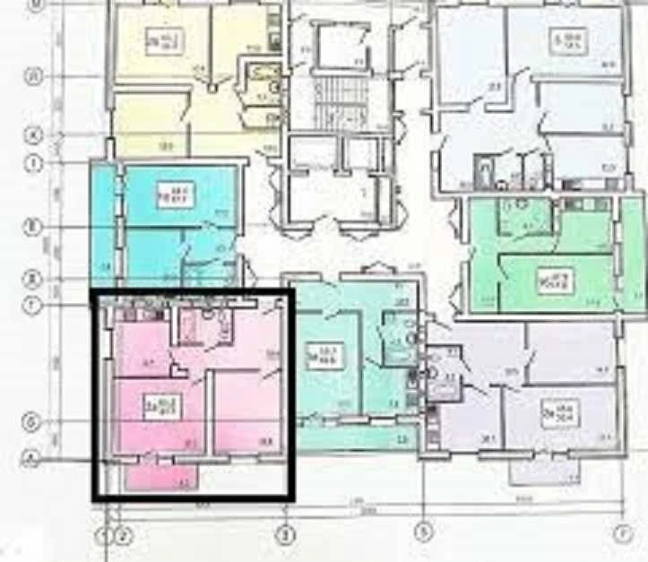 Residential Complex OASIS: Selling a 2-room apartment (61 sq. m) in the MV new building