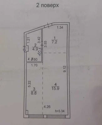 В продаже квартира-студия в ЖК «Тирас». Королева/Люстдорфска