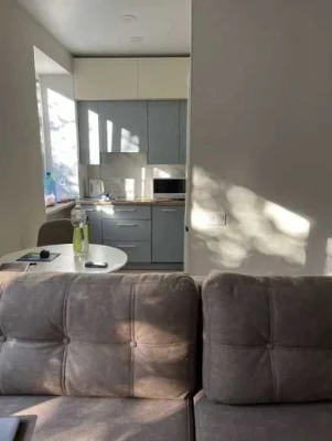 2-room apartment with renovation in the center.