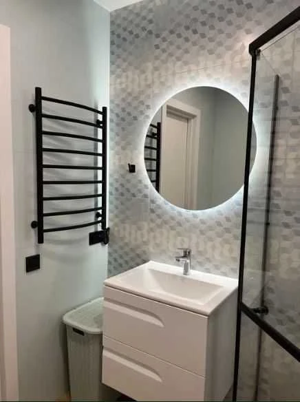 2-room apartment with renovation in the center.