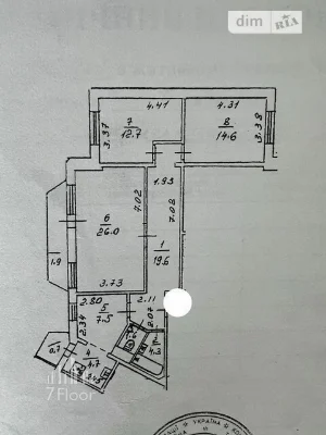 Sale of 3-room apartment 93 sq. m on Honore de Balzac Street 6 • ID