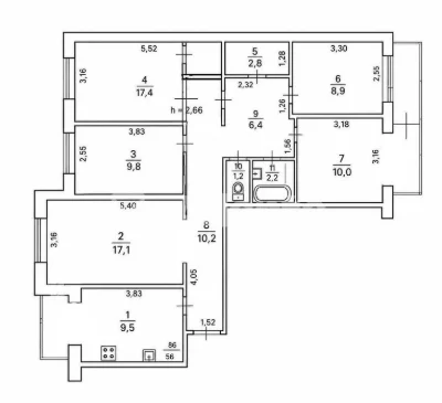 Продам 5-комнатную квартиру на Таирова, ул. Королева