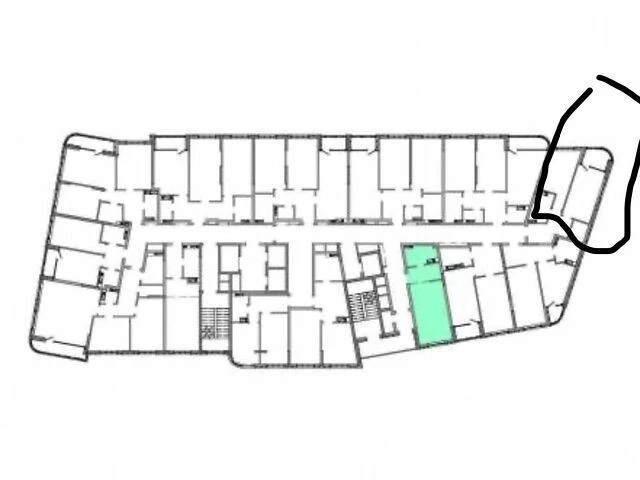 Sale of 1-room apartment 53 sq. m on Dniprovska embankment 17K • ID 346