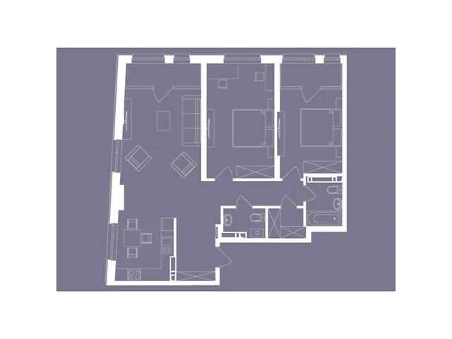 Sale of 3-room apartment 91.2 sq. m on Stolychne highway 1B • ID 34651