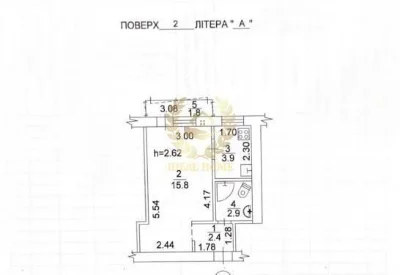 Sale of 1-room apartment 27 sq. m. on Naberezhno-Lugova 5 street • ID