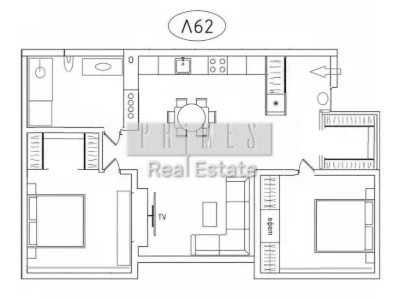 Three-bedroom apartment for sale, 81 sq. m., Novopecherskie Lipki residential complex, Andreya Street