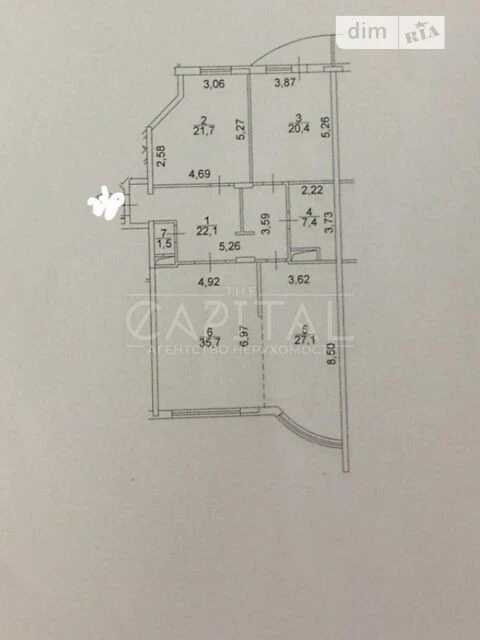 Продаж 3к квартири 137 кв. м на вул. Антоновича 131 • ID 347