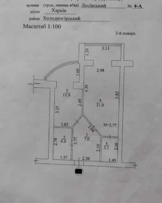 Selling a 1-room apartment of 47 m2 ‼️Residential Complex Lazurny, ‼️Autonomous heating, ‼️C