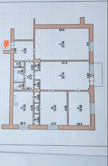 Продам 3х кімнатну квартиру в центрі міста