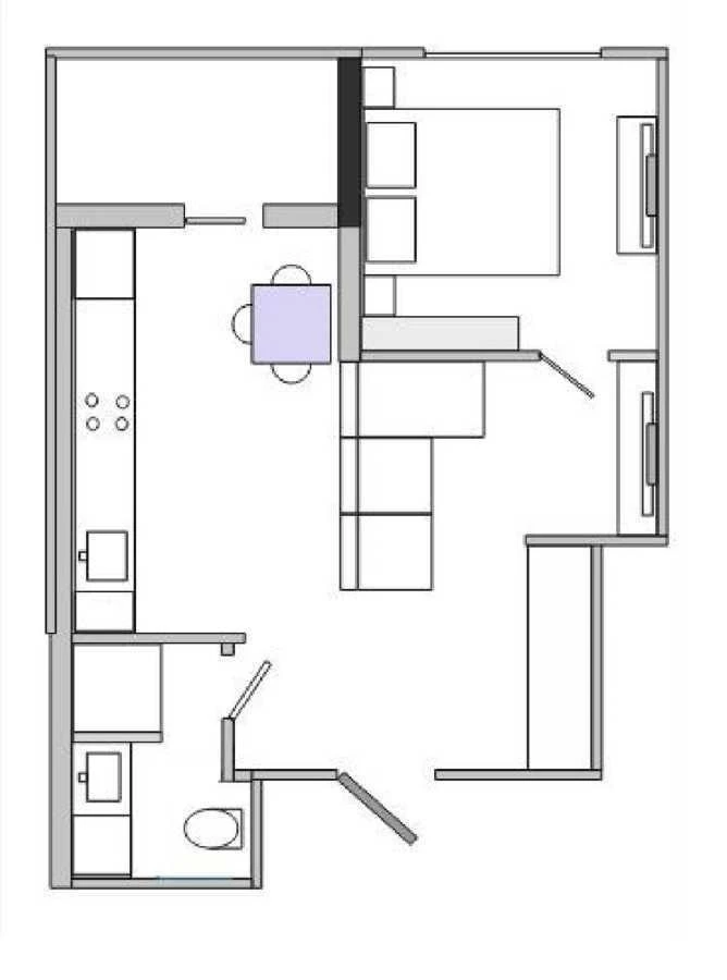 1-room apartment for sale 40 m², Kadetskyi Gay St., 8