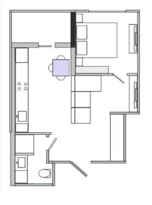 1-room apartment for sale 40 m², Kadetskyi Gay St., 8