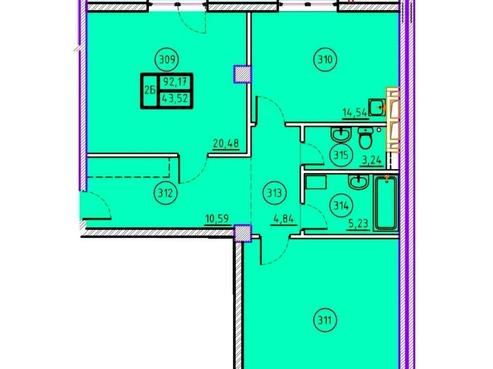 Apartment. Kharkiv, Dmytra Antonenka St. (Minska)