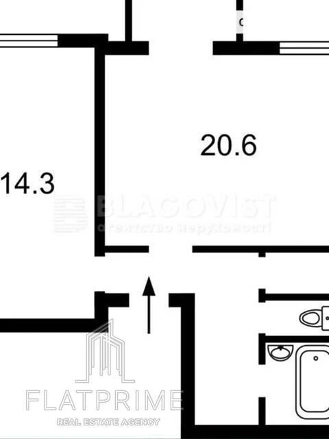 Sale of 1-room apartment 47 sq. m on Volodymyrska St. 82A • ID 3