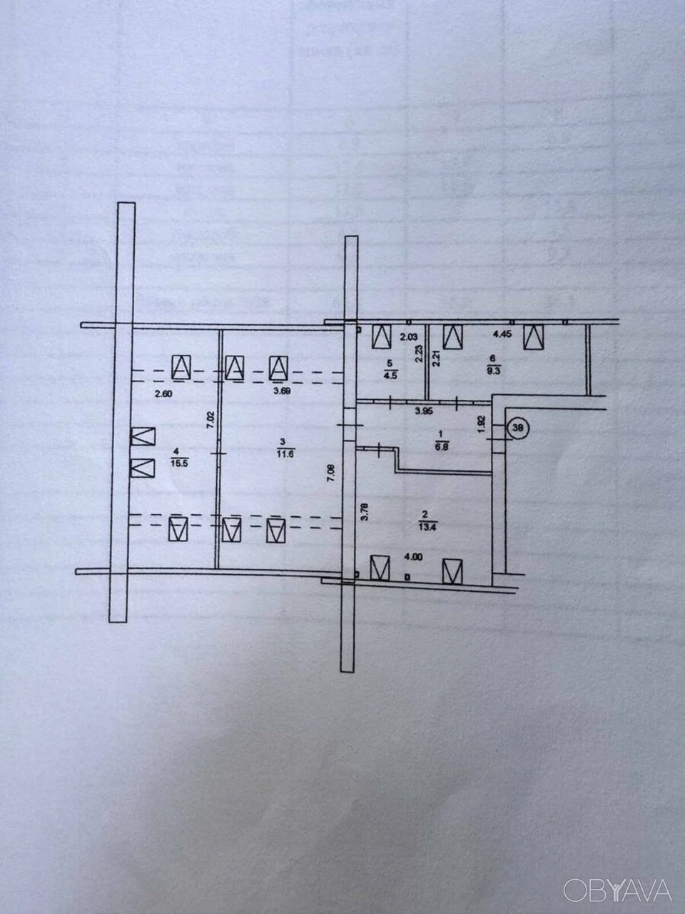 2-room apartment, 61 sq.m.