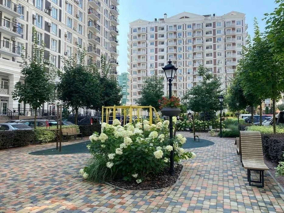No commission, Nova Angliya residential complex, 1-room apartment with renovation, Vidova, Vi