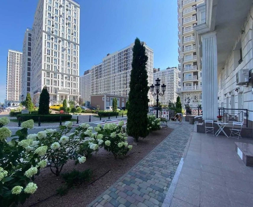 No commission, Nova Angliya residential complex, 1-room apartment with renovation, Vidova, Vi