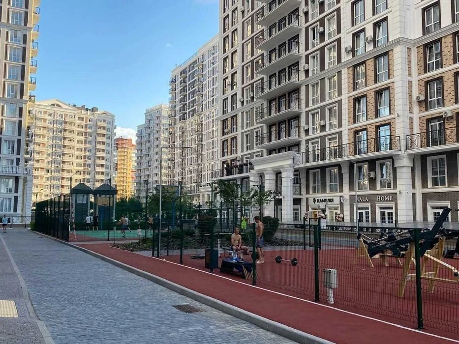 No commission, Nova Angliya residential complex, 1-room apartment with renovation, Vidova, Vi