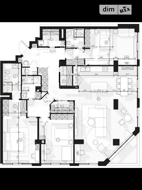 Sale of 4-room apartment 176 sq. m. on Andriy Verkhoglyada St. 4B •