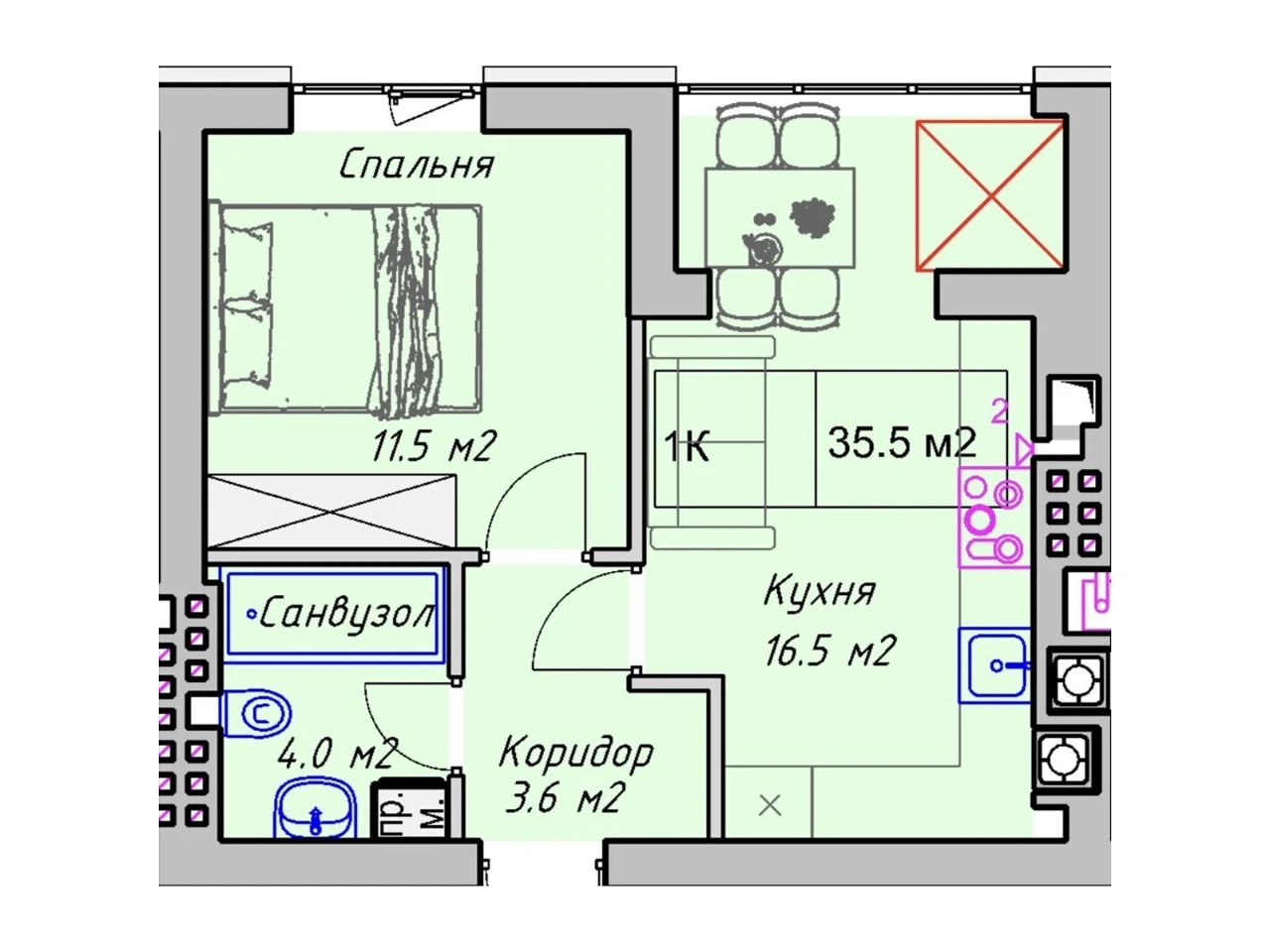 Продаж Квартира Басів Кут