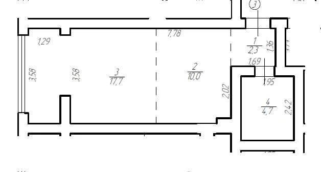 1к Квартира 34.7м² | Панорамне скління | Без комісії