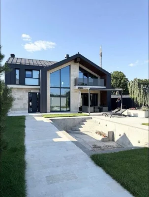 Scandinavian panorama! New house on 6 acres! 1A37