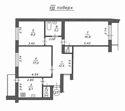 ПРОДАЖ! 3-кім квартира | р-н Покровський Собор | Держ. Прогр