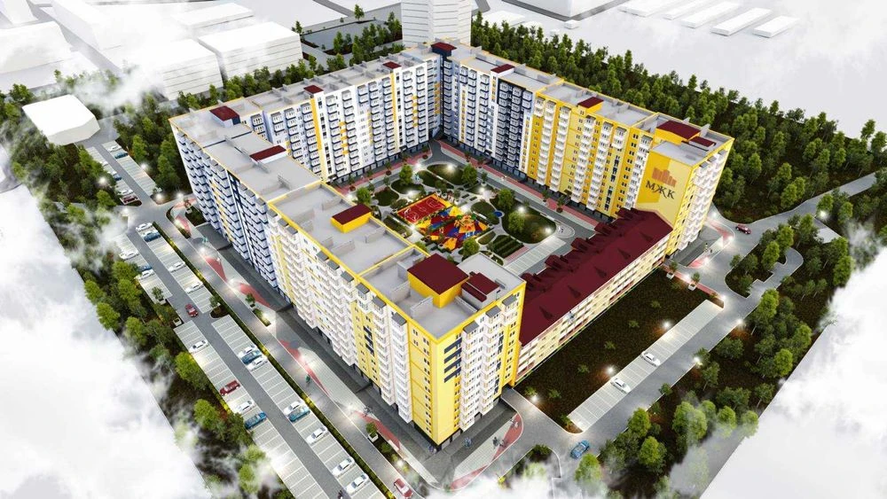 1-км квартира біля автовокзалу "Чайка" в МЖК "Сім'я". Від за