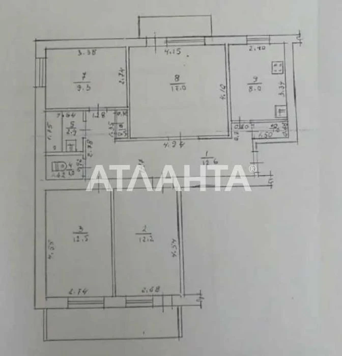 В продаже 4-комн. квартира в жилом состоянии с ремонтом на Т