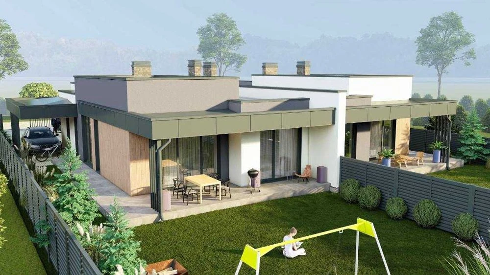 Продам новий котедж 3 кімнати з панорамними вікнами та ділян