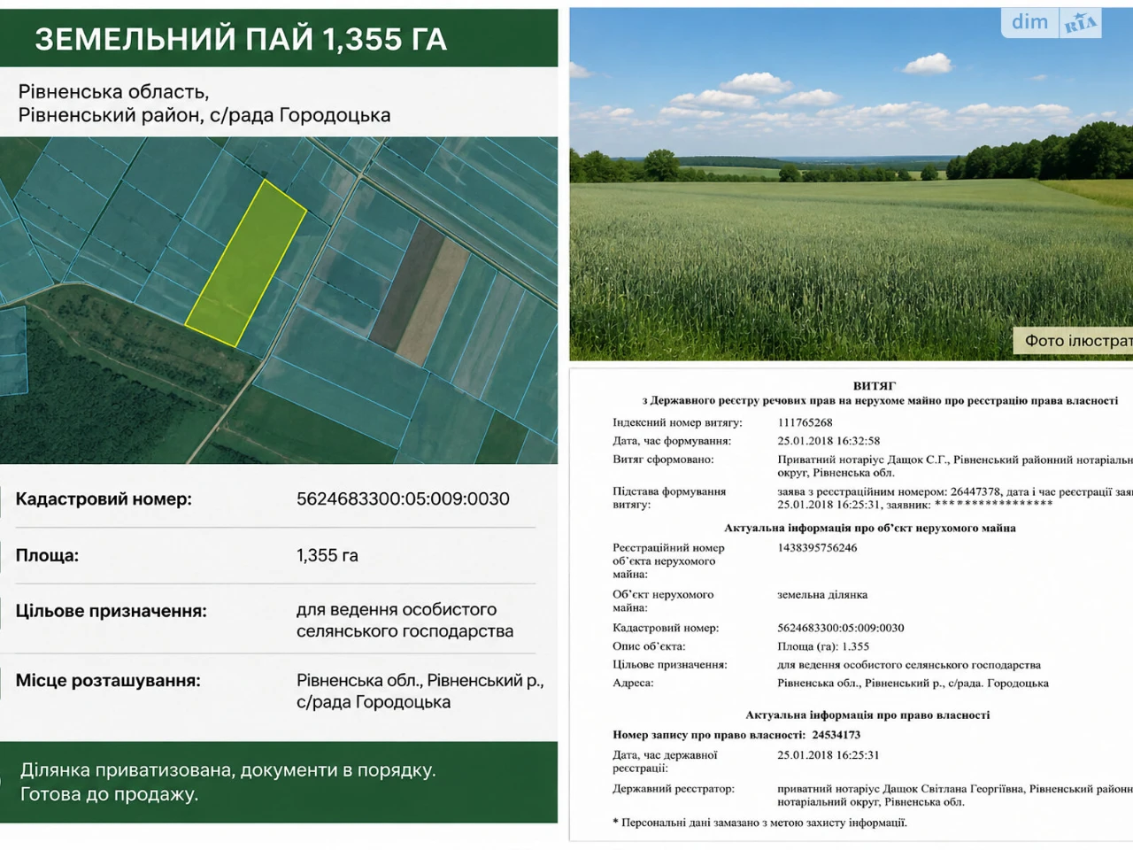 Продаж Ділянка під житлову забудову