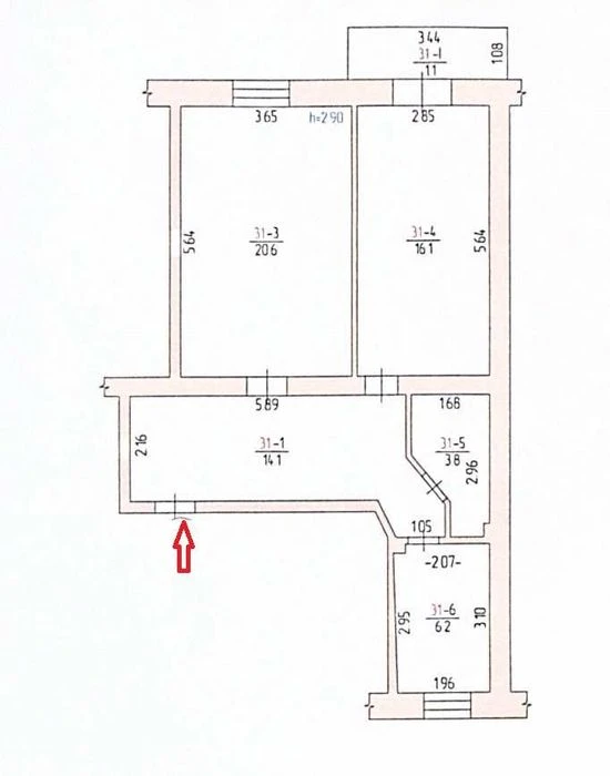 Продаю простору 2к квартиру по вул.Пушкінській. ц1