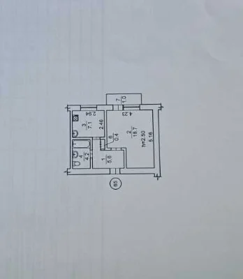 Продаж 1 кімнатна  квартира  37 м² Інгульський р-н вул Третя