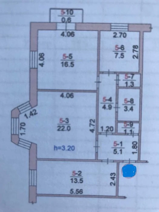 Продам 3 кімнатну квартиру район Соляні, зуп. Гвардійська