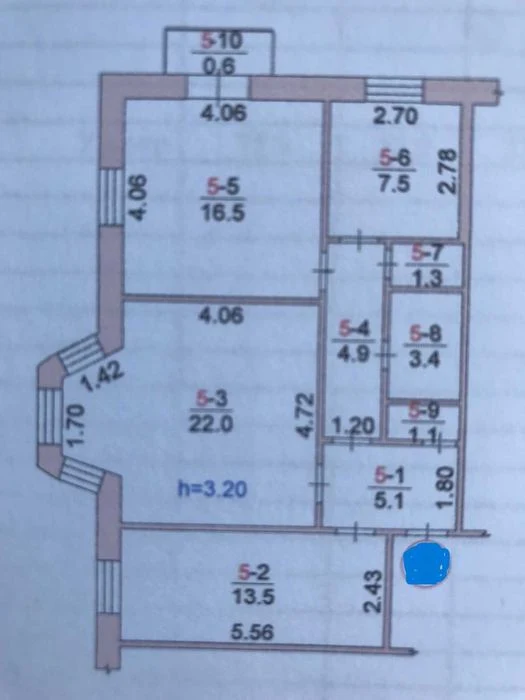 Продам 3 кімнатну квартиру район Соляні, зуп. Гвардійська