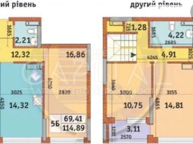 Sale of 5-room apartment 115 sq. m on Prychalna Street 11 • ID 34710
