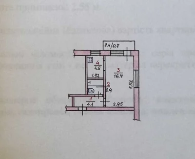 Продаю 1-кімнатну квартиру, вул. Терасна 8, р-н. Сухого Фонт