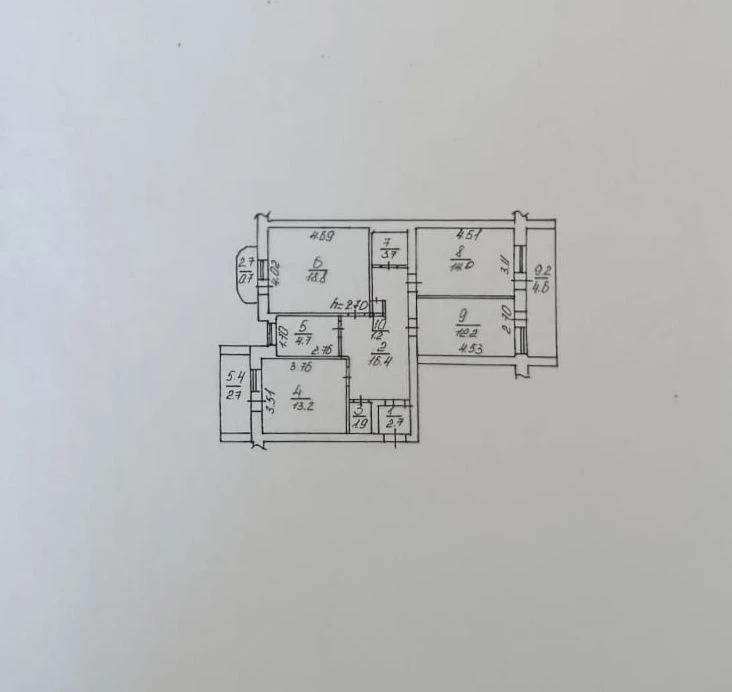 4к. Соляные ( тц. Магелан)1/9 кирп. 57т.