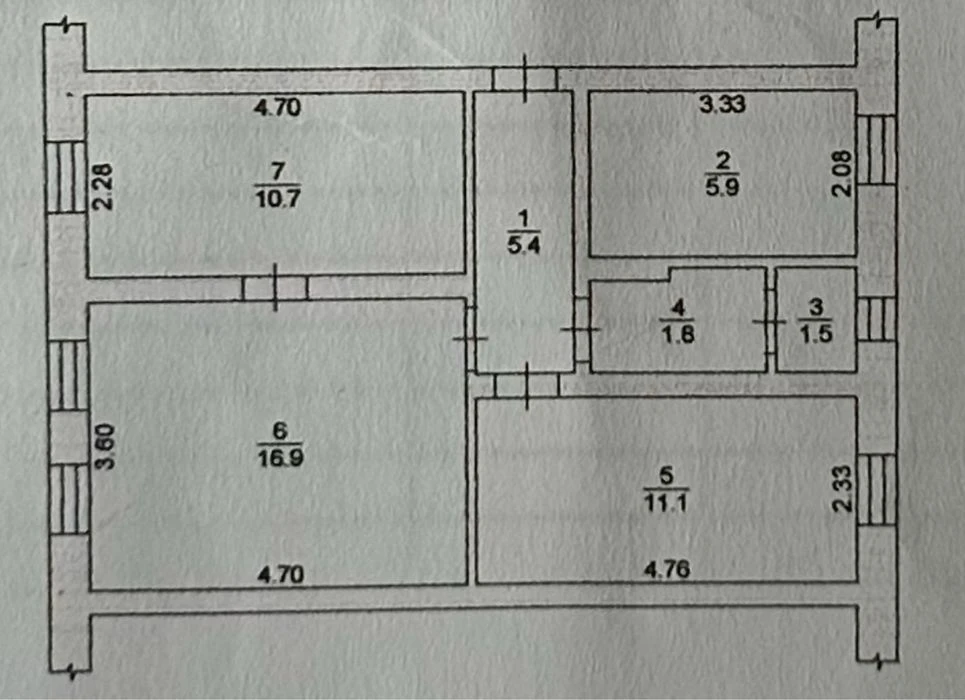 Продаж 3 кімнатної вул. О.Вишні Корабельний район