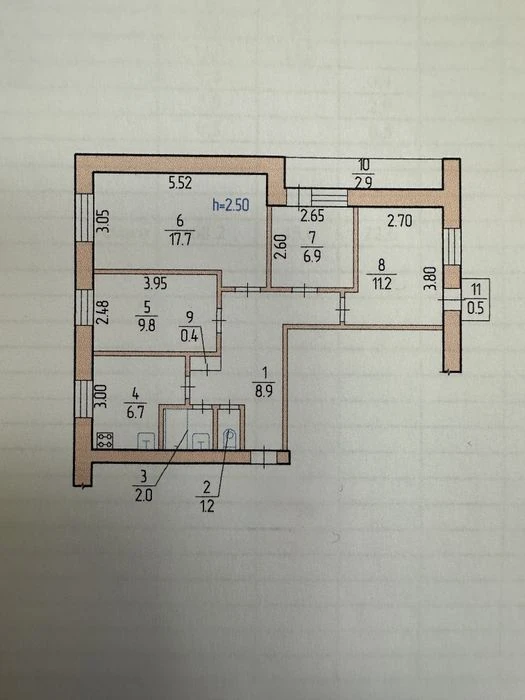 Продам 4х комнатную квартиру ул. 3-я Слободская/пр. Централь